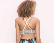 PULL&BEAR szary bezszwowy top biustonosz rM