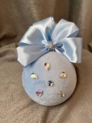 Bombki świąteczne welurowe 