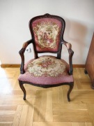 Fotel/ krzesło w stylu ludwikowskim
