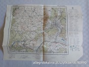 II RP - piła, ujście, trzcianka - mapa 1:100000 - WIG 1936