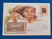 Koperta numizmatyczna z banknotem Wietnam 