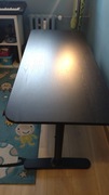 BEKANT IKEA biurko z regulacją wysokości, czarne 140x60