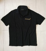 JOHNNIE WALKER L /XL CZARNA KOSZULKA POLO 