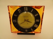 Zegar Molnia, Molnija, Mołnia, ZSRR, stary zegar biurkowy, kominkowy