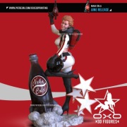 Figurka druk 3D żywica 12K " Nuka Cola standard & NSFW " - 120 mm