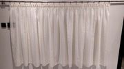 NOWA Firana w pasy na etaminie wys.125cm na karnisz od 150-240cm