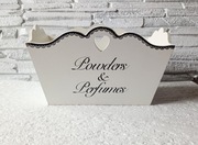 Ozdobne pudełko, kosz z drewna