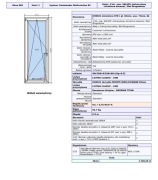 OKNO BALKONOWE 3  ZEW ANTRACYT 870X2355