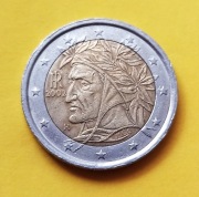 moneta 2 euro obiegowa - edycja Włoska