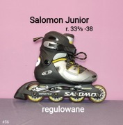 Mało używane Rolki Salomon dla dzieci - regulowane 33 2/3 - 38 / 21-24 cm