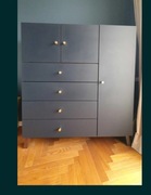 Vox Komoda Szafa trzydrzwiowa granatowa 