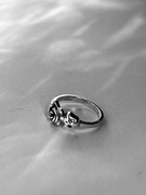 Pierścionek 17.3 czaszka