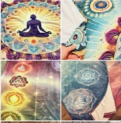 Koc z polaru. 7 czakr, kwiat lotosu,yoga,