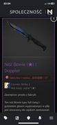 Zestaw Nóż Bowie Doppler i Rękawice Hydra Szmarag