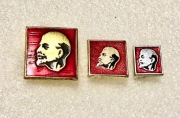 Zestaw „Lenin” z 3 odznak – bardzo rzadki, zwłaszcza mała.