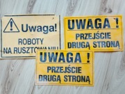 TABLICA BHP-UWAGA! PCV