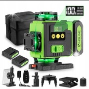 Poziomica laserowa 4D 360° poziomica laserowa krzyżowa 2szt. Bateria