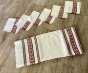 Obrus 1,60 x 1,40 serwetki 6 szt. Wymiary 35x35 cm, stan bardzo dobry