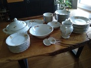 Serwis obiadowy porcelana Wawel 55 elementów dla 12 osób