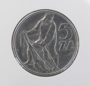 IDĄ ŚWIĘTA Polska PRL 5 złotych z 1974 Rybak stan dobry