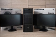 Komputer PC + 2 monitory iiyama | i5 / 16GB RAM / GTX 970 | Win 10 Pro