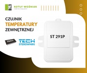 Czujnik temperatury zewnętrznej TECH 291P KTY do Defro, Sas, Kawah i innych