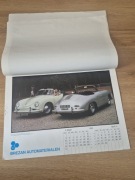 KALENDARZ  ŚCIENNY  MOTORYZACJA 1986r 
