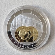 Wspólna waluta Europa ,MONACO 2007 , Grace Kelly, MEDAL PAMIĄTKOWY 