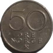 Norwegia 50 ore z 1974 roku - OBEJRZYJ MOJĄ OFERTĘ