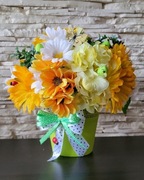 Flower Box Kwiaty w Doniczce Dekoracja Wielkanoc 