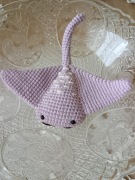 Płaszczka amigurumi