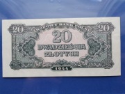 20 złotych -owe 1944r seria PP  Stan piękny!
