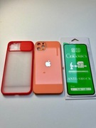 2 Nowe Etui, Case, Obudowa iPhone 11 PRO MAX, szkło ekran