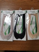 Bambusowe stopki do balerinek 38 do 42 trzy pary