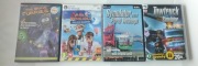 4 Gry PC pudełkowe DVD zestaw symulatory + gry dla dzieci PL