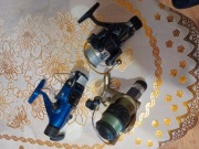 mam na zbyciu trzy kołowrotki używane firm Amazon Metion i Jaxon sprawne