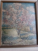 Reprodukcja obrazu Vincenta van Gogha "Kwitnące drzewo owocowe"