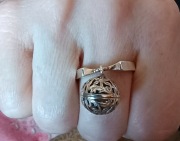 Pierścionek Warmet Warszawa Szarotka 18mm 4,18gr.i