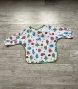 Duży śliniak z rękawami śliniaczek do zabawy malowania jedzenia