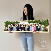 Ramka pamiątka personalizowany drzewko rodzina