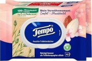 Tempo Delikatne Chusteczki Nawilżane piękny zapach mleko migdałowe 2x42szt