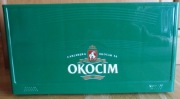 Stojak na 15 płyt CD plastikowy w kształcie skrzynki do piwa OKOCIM 