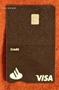 KARTA CREDIT VISA PAJACYK SANTANDER PL CZARNA !!-REWELACJA !!!