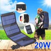 Składany Panel Solarny 5V 20W Power Bank