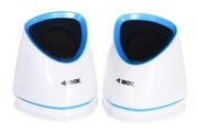 iBOX Głośniki MOLDE USB Power białe