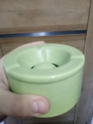 Popielniczka zielona ceramiczna 