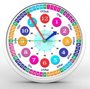 Zegar ścienny - EDUKACYJNY