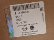 Opel astra k 1.6 cdti 16v pokrywa zaworów 55486868