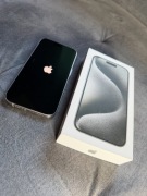 iPhone 15 pro, white titanium 128GB