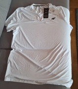 Koszulka 4F szybkoschnąca Rozmiar 2XL, biała, nowa z metką